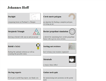 Tablet Screenshot of johanneshoff.com